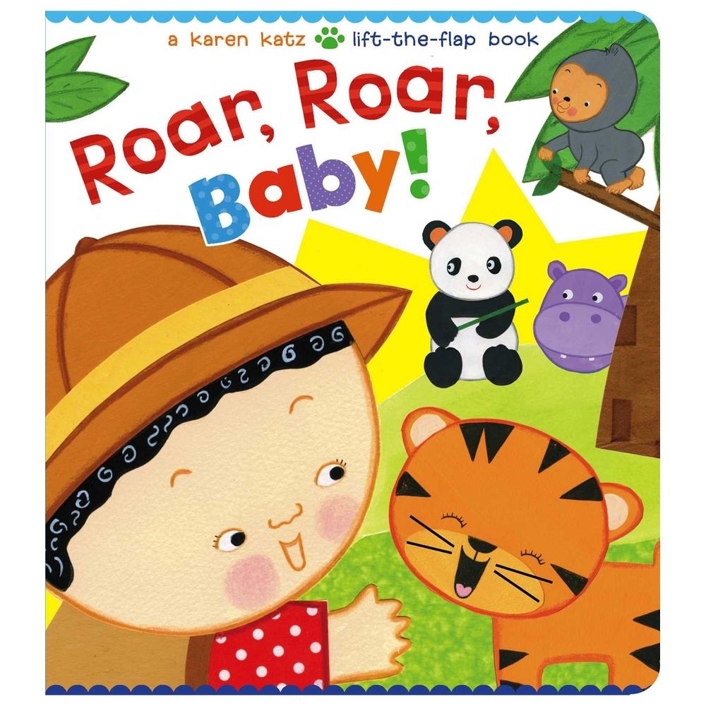  كتاب roar, roar, baby!: a karen katz lift-the-flap book