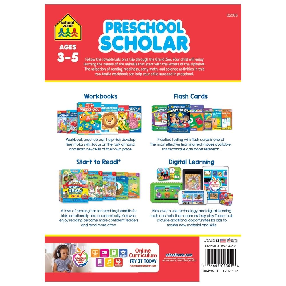 كتاب Preschool Scholar Ages 3-5 