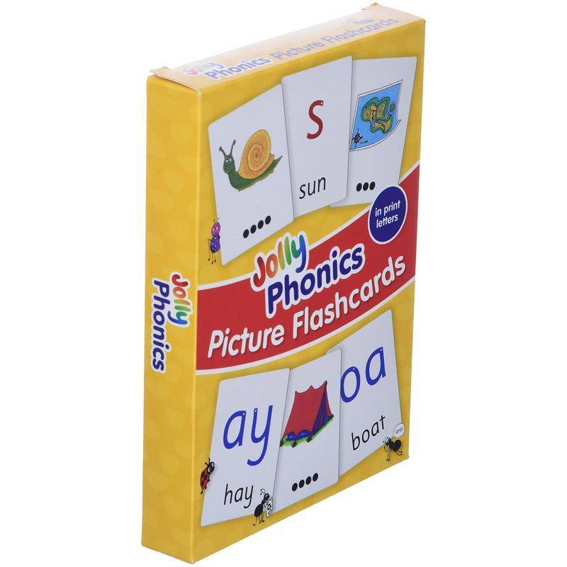 Jolly Phonics Picture Flash Cards: In Print Letters