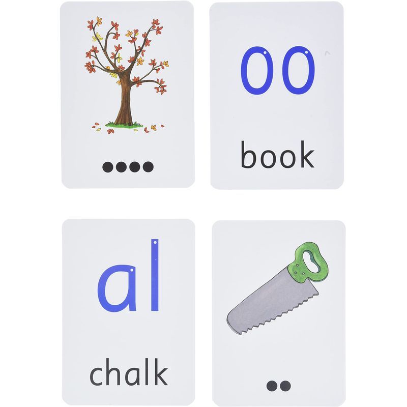 Jolly Phonics Picture Flash Cards: In Print Letters