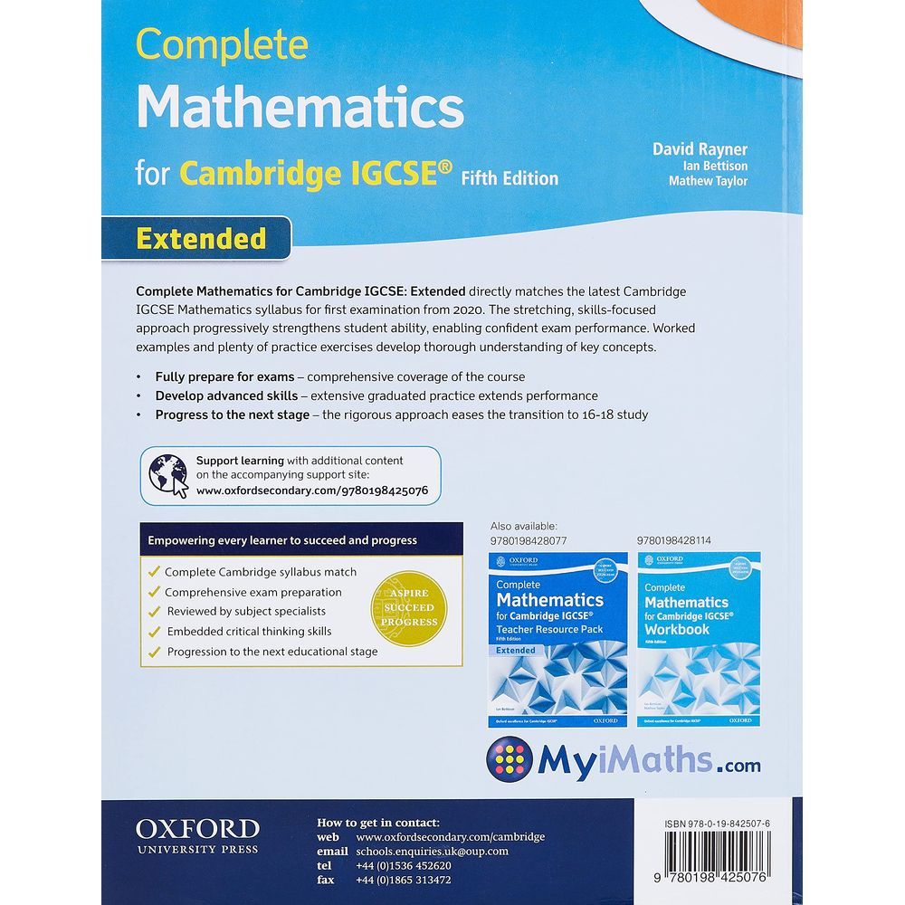 Complete Mathematics for Cambridge IGCSE Student Book