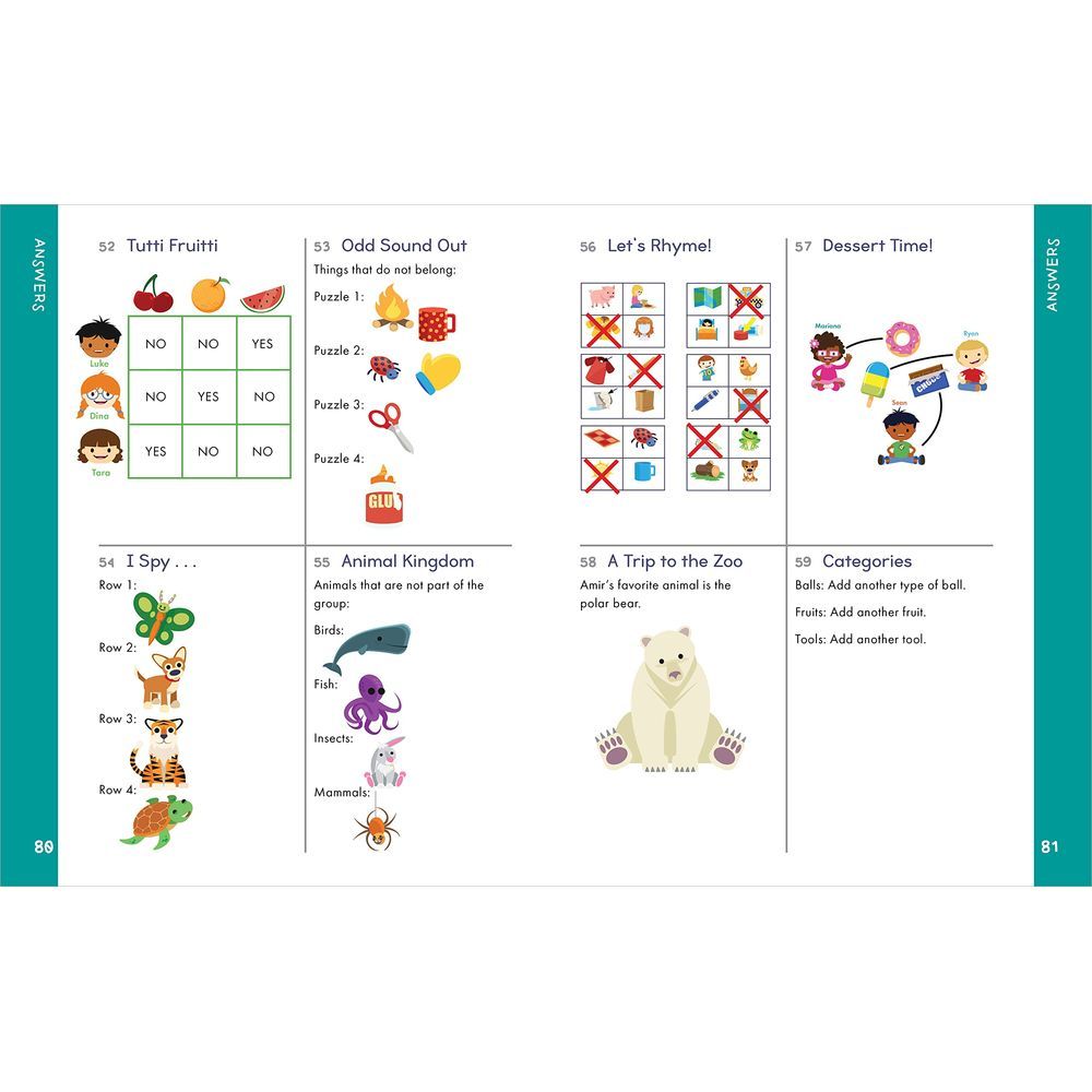  كتاب logic puzzles for clever kids: fun brain games