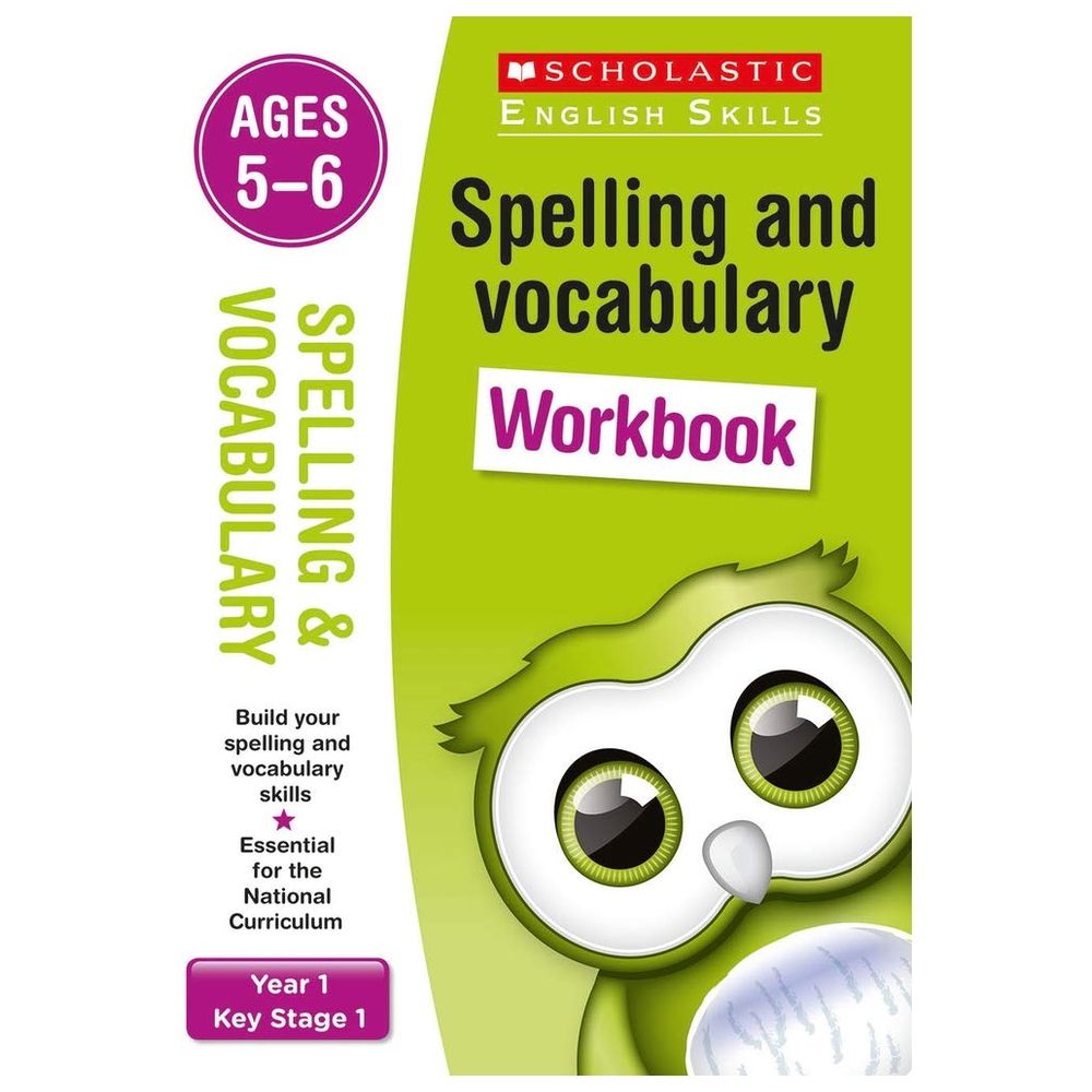 كتاب تمارين Spelling And Vocabulary Workbook Year 1