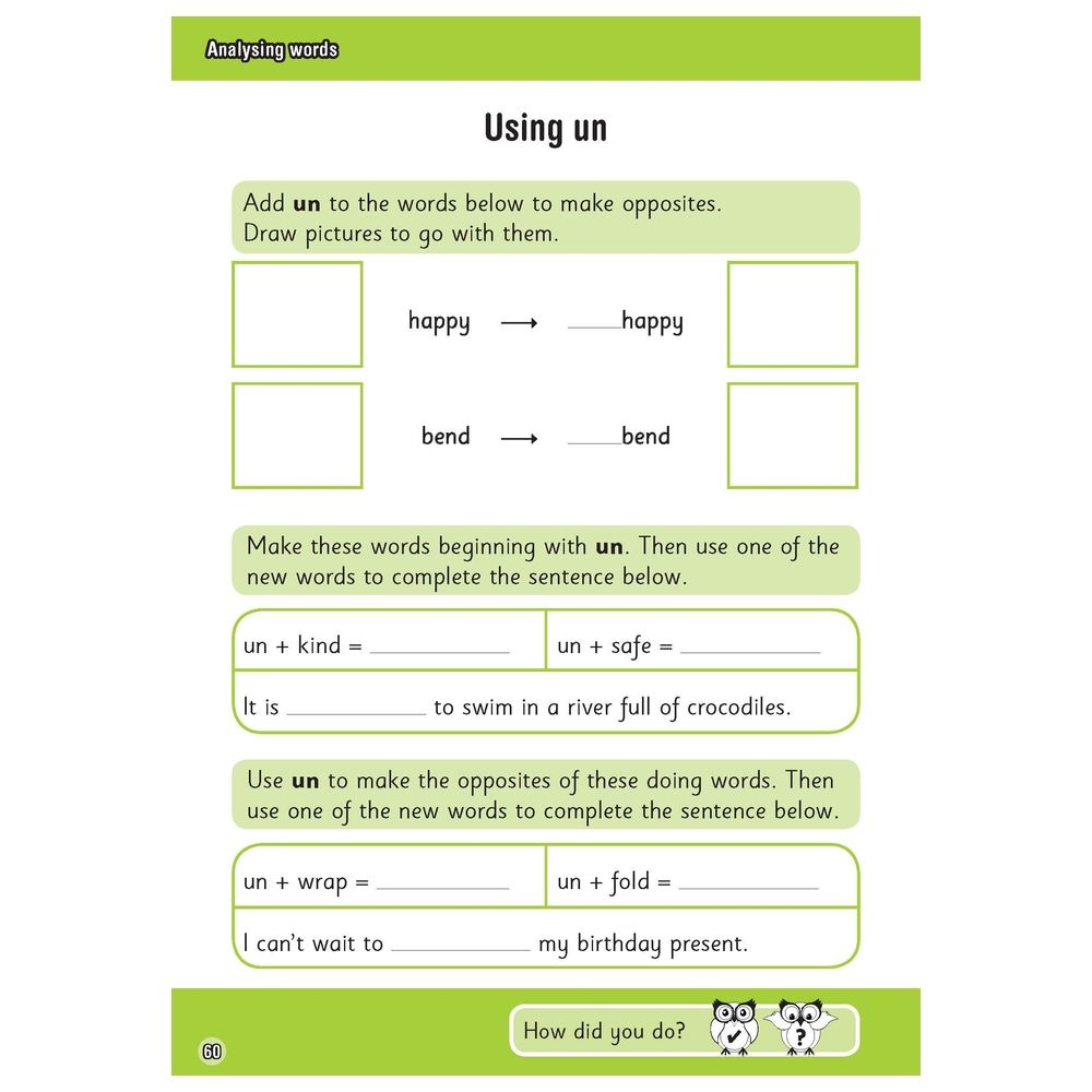 كتاب تمارين Spelling And Vocabulary Workbook Year 1