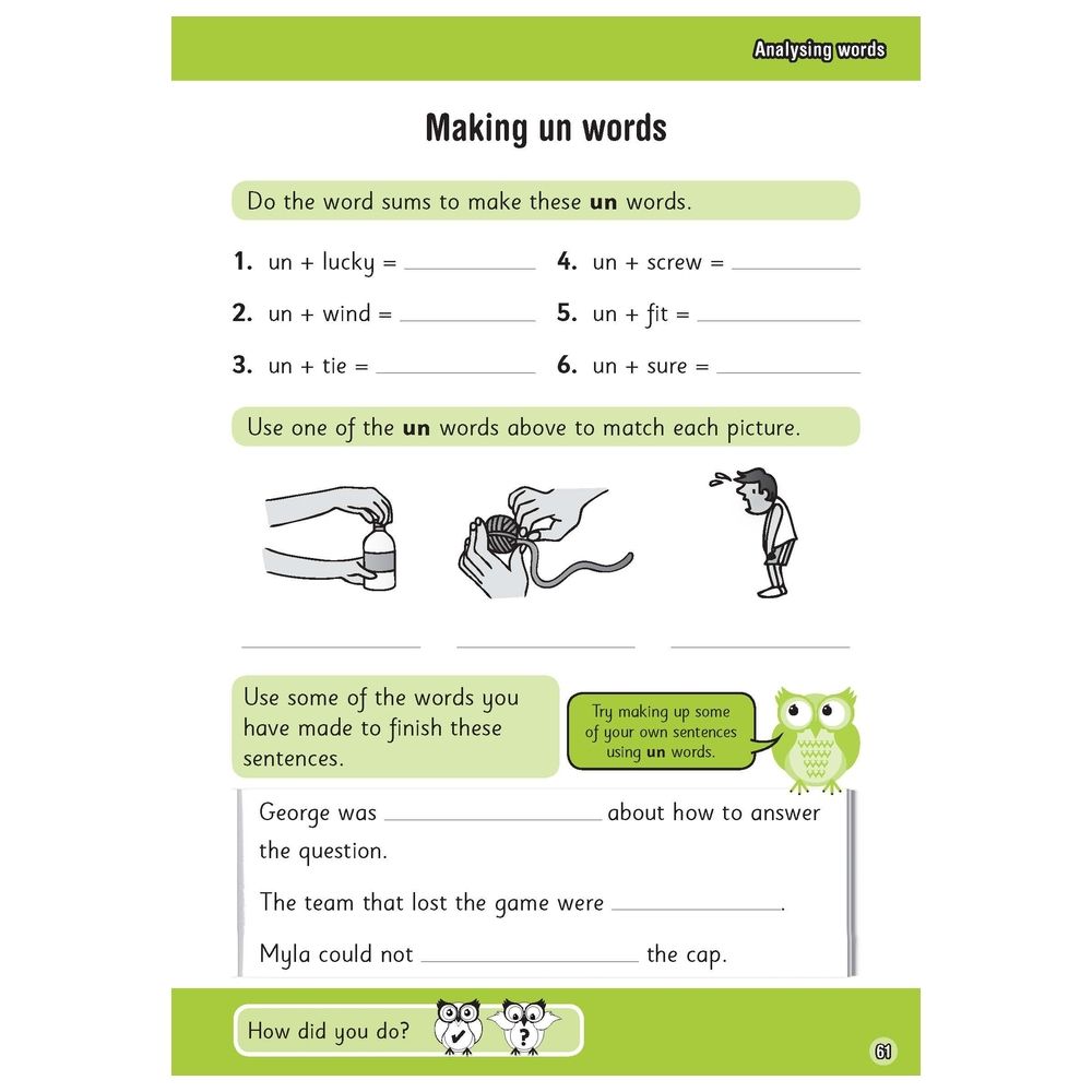 كتاب تمارين Spelling And Vocabulary Workbook Year 1