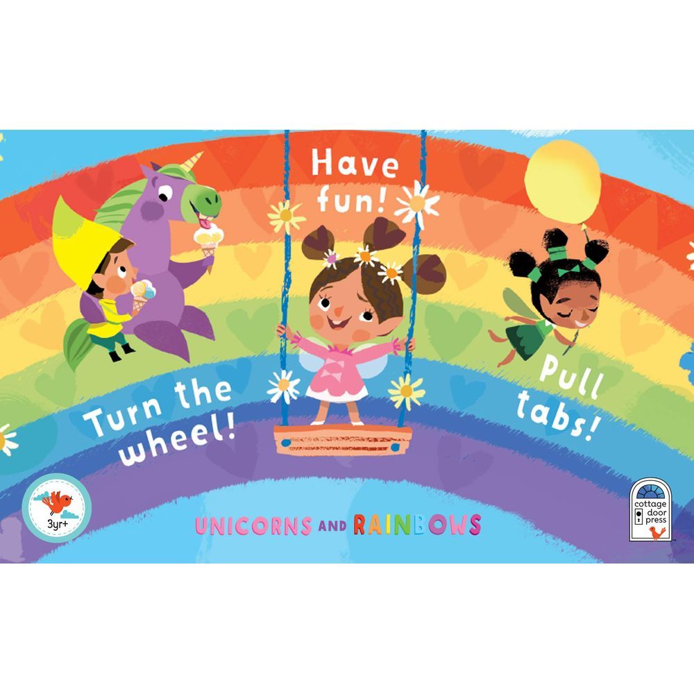 Unicorns and Rainbows: A Very Busy Board Book!