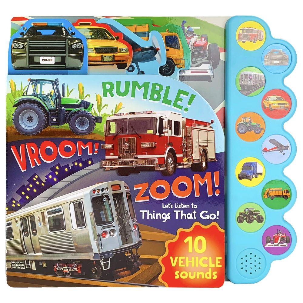  كتاب rumble! vroom! zoom!: let's listen to things that go!