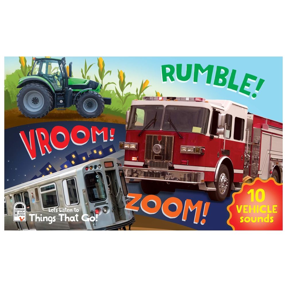  كتاب rumble! vroom! zoom!: let's listen to things that go!