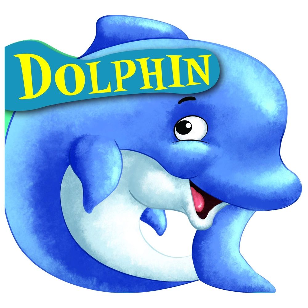  كتاب dolphin : cutout board book