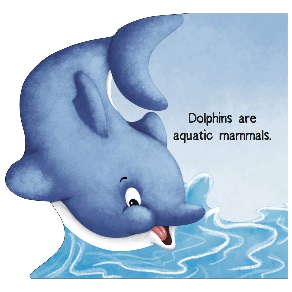  كتاب dolphin : cutout board book