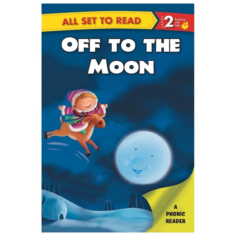  كتاب all set to read a phonics reader off to the moon