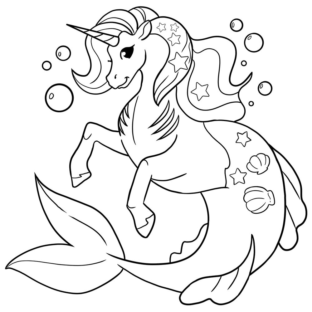 Unicorn Coloring Book: For Kids Ages 4-8