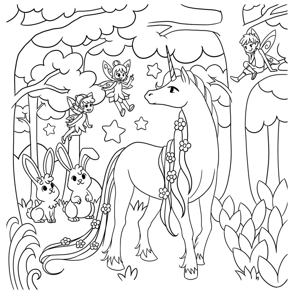 كتاب تلوين Unicorn Coloring Book: For Kids Ages 4-8