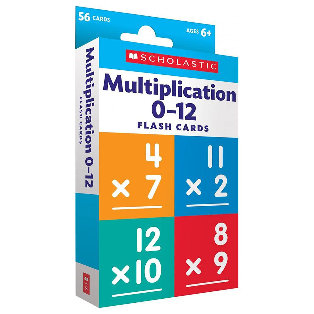 بطاقات تعليمية Multiplication 0-12