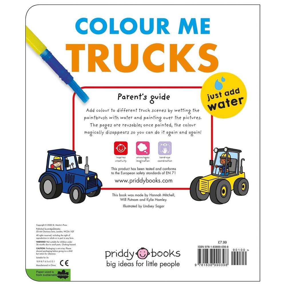 كتاب التلوين Color Me - Trucks