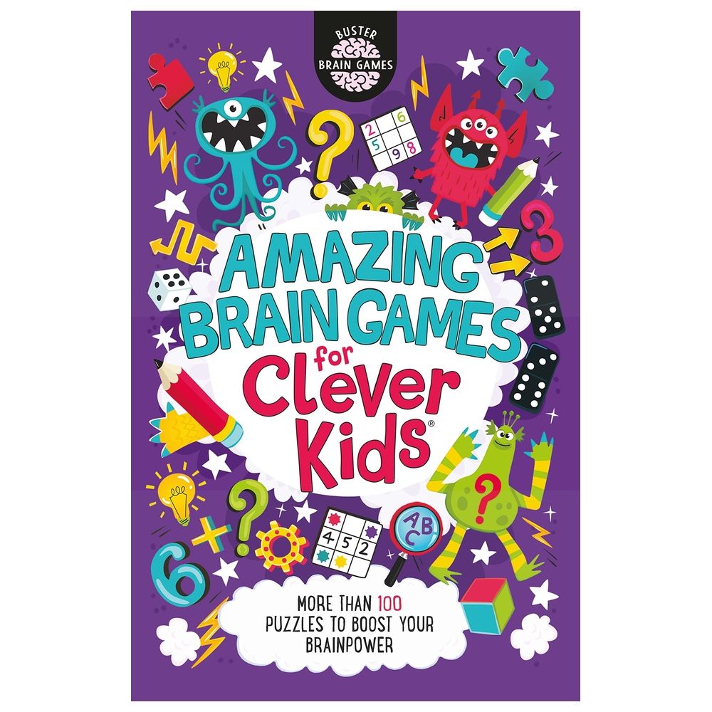  كتاب amazing brain games for clever kids