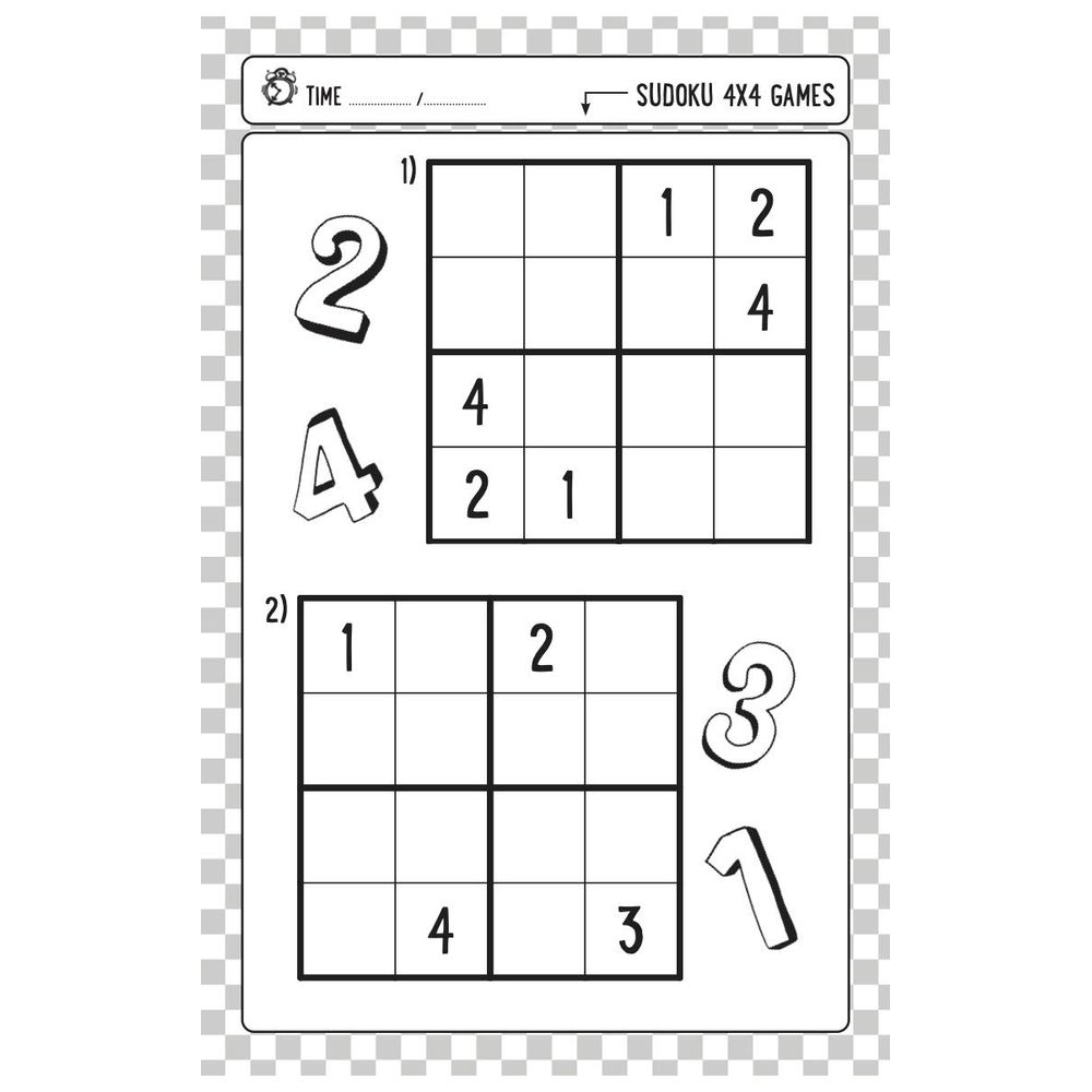  كتاب sudoku games for clever kids