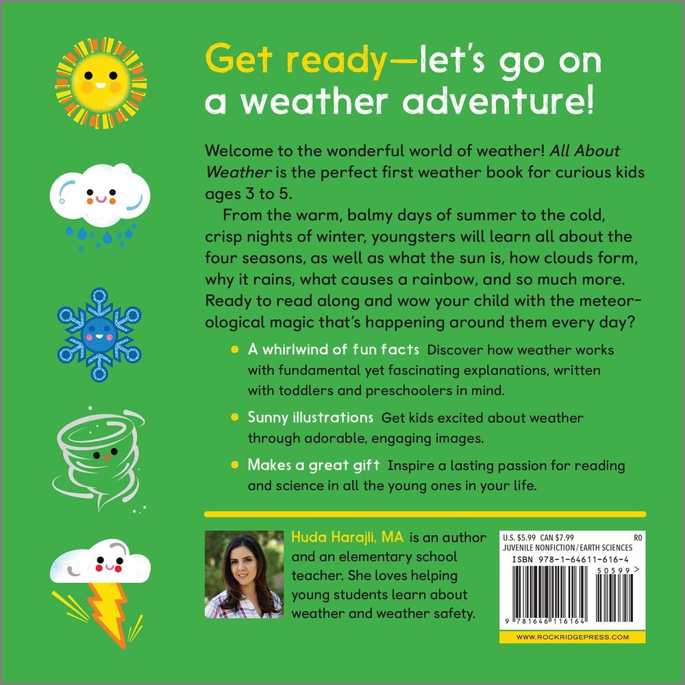  كتاب all about weather: a first weather book for kids