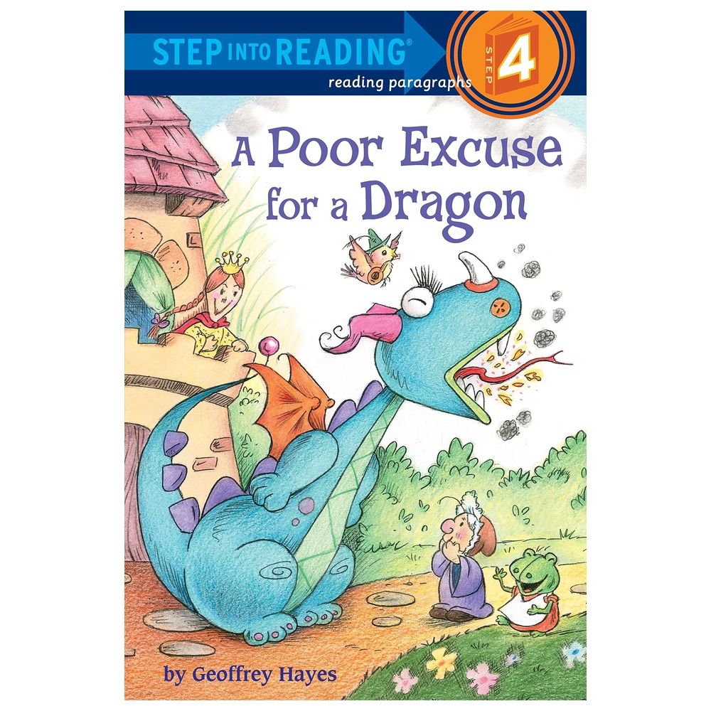  كتاب a poor excuse for a dragon: step into reading 4