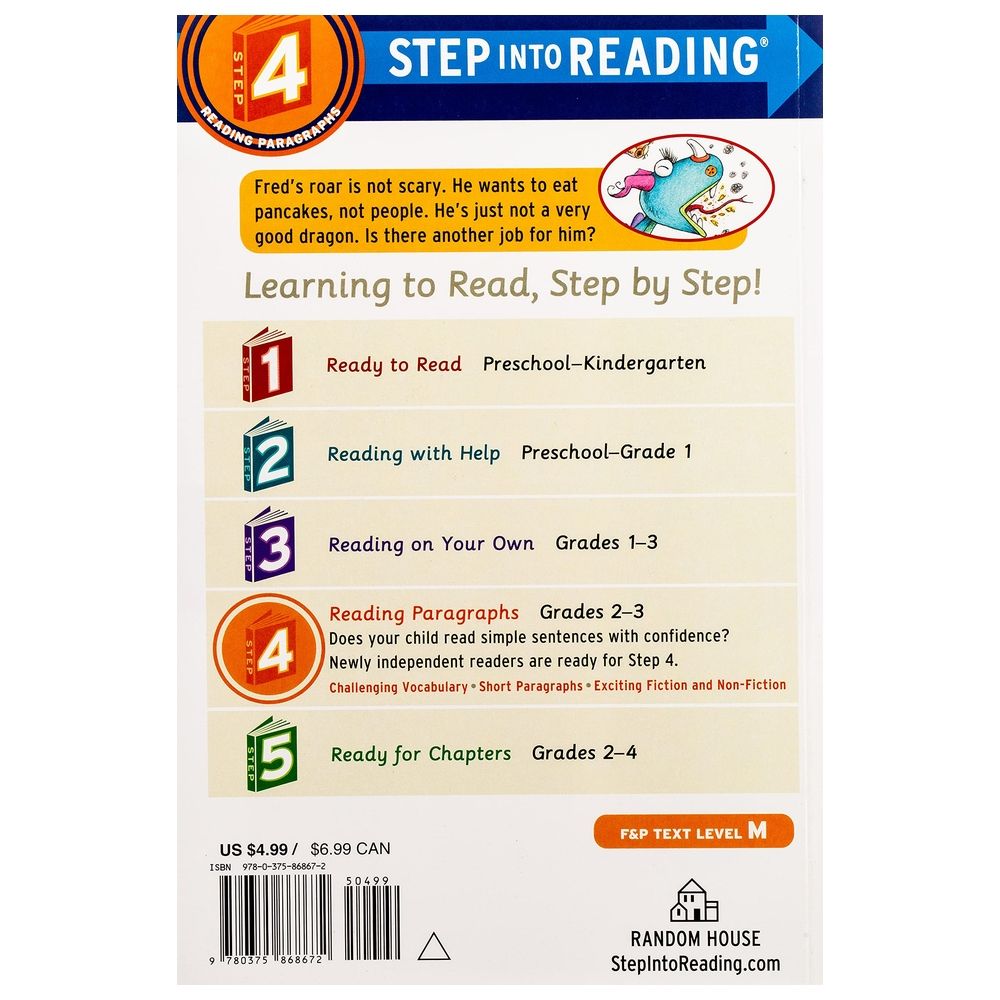  كتاب a poor excuse for a dragon: step into reading 4