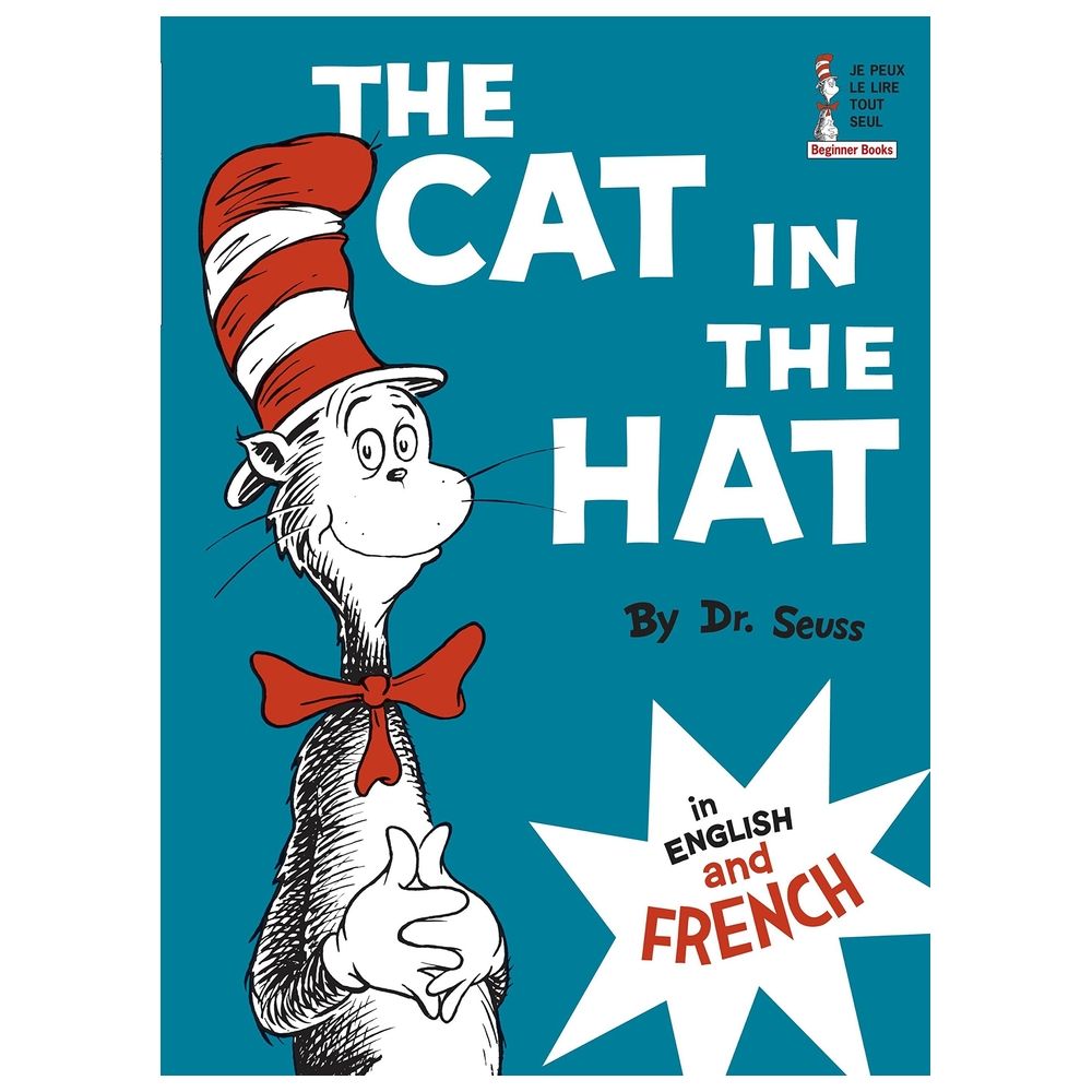  كتاب the cat in the hat: in english and french