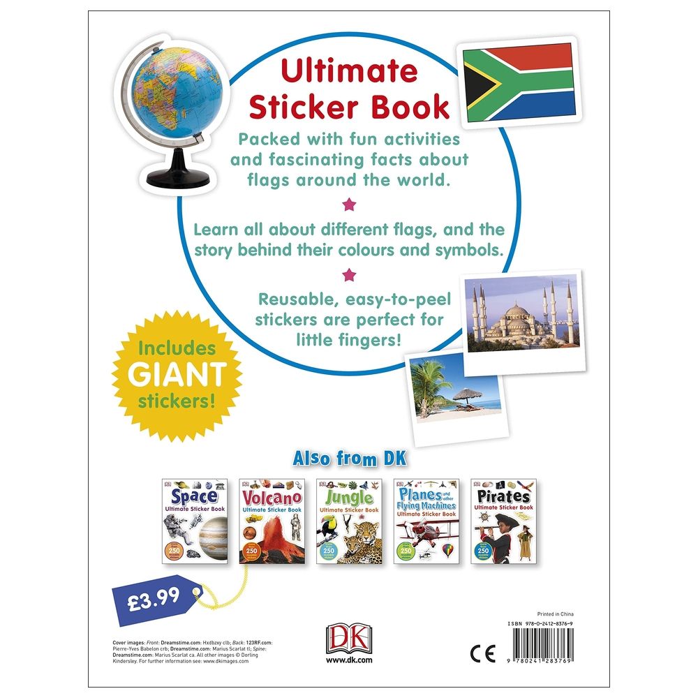  كتاب flags around the world ultimate sticker book