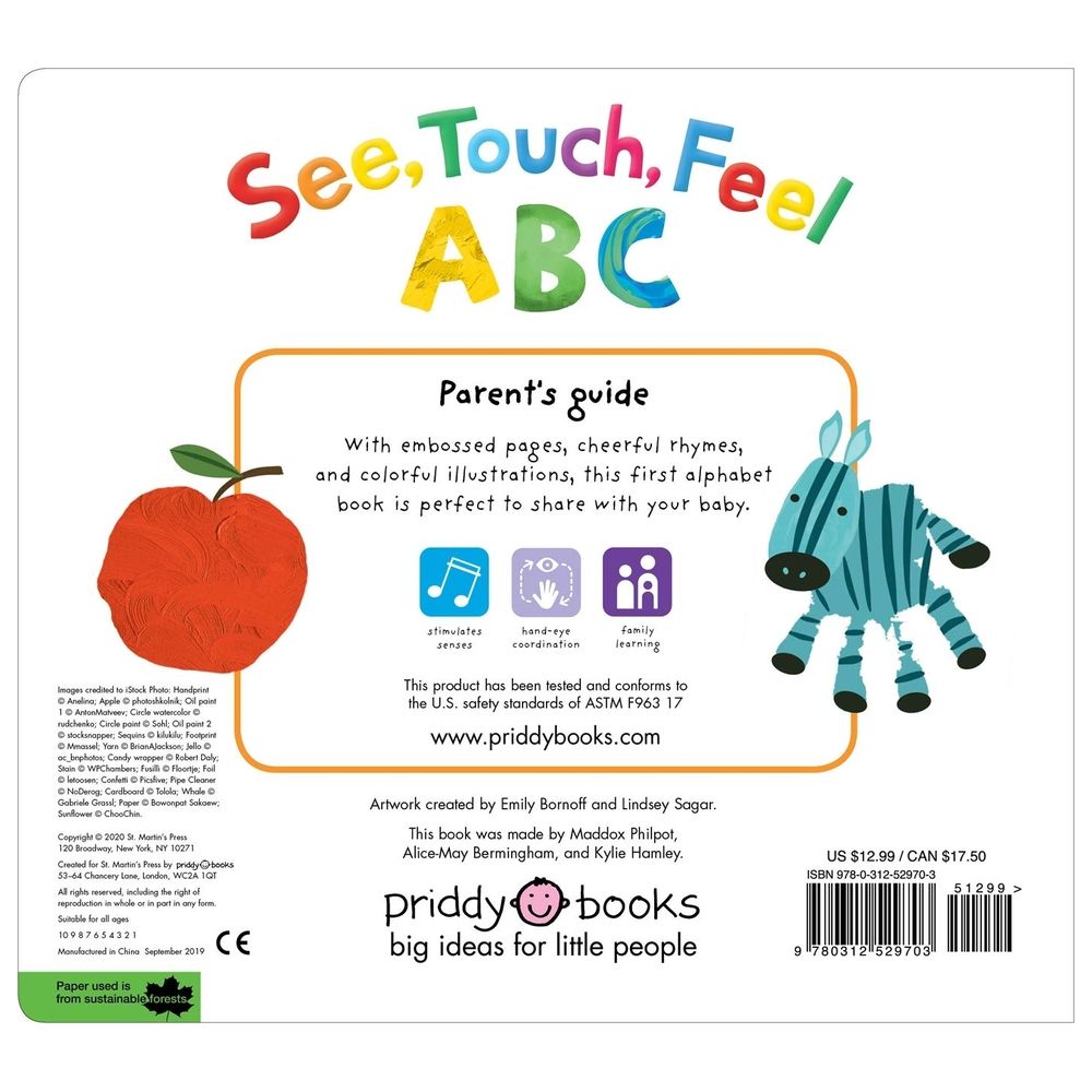 كتاب See, Touch, Feel: ABC