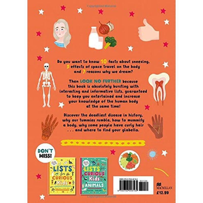 Lists For Curious Kids: Human Body