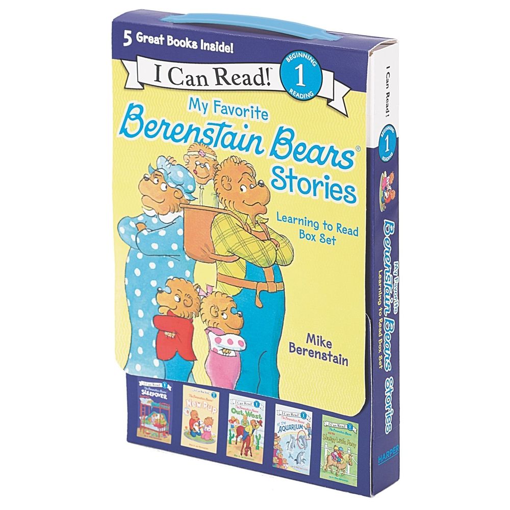 مجموعة كتب I Can Read - My Favorite Berenstain Bears Stories: Learning To Read Box Set