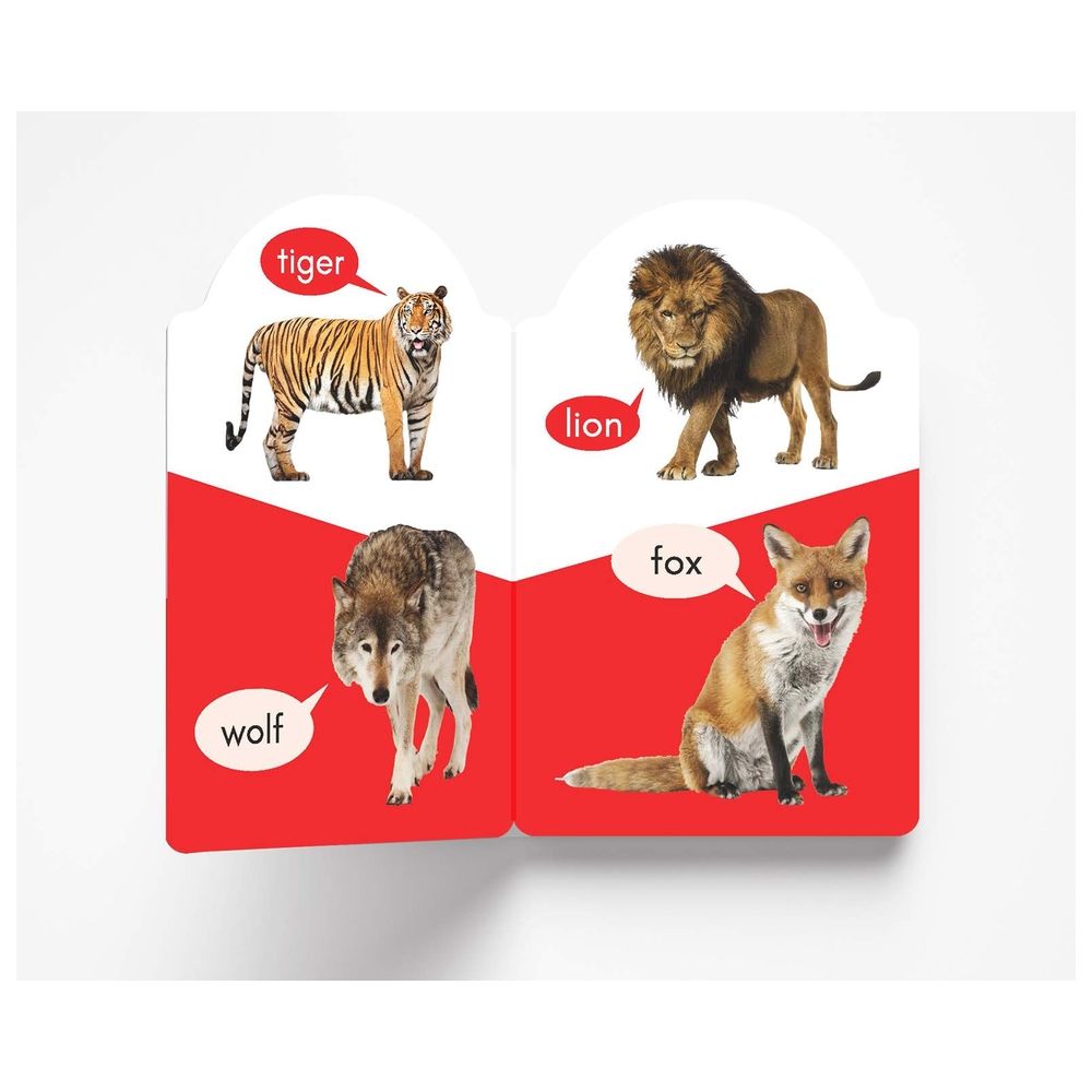 My Early Learning Book Of Wild Animals: Attractive Shape Board Books For Kids