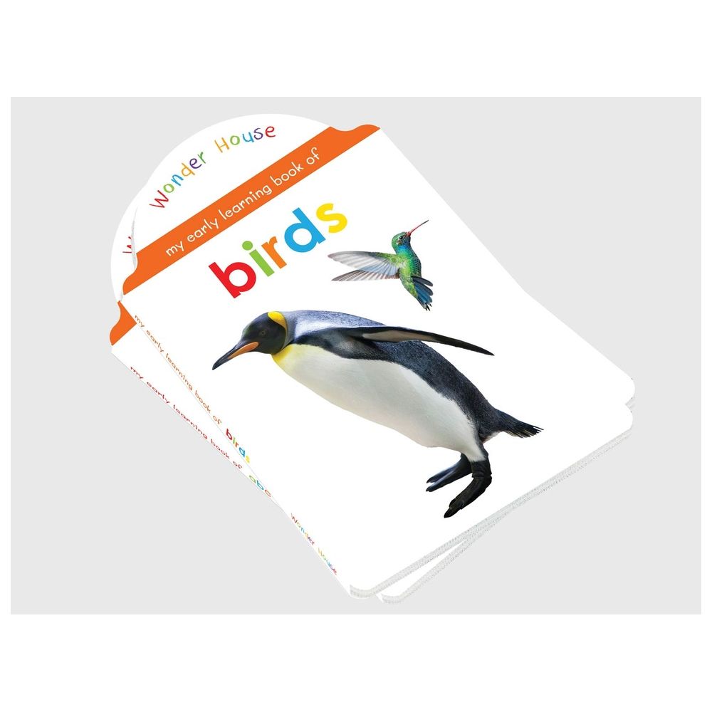  كتاب my early learning book of bird: attractive shape board books for kids