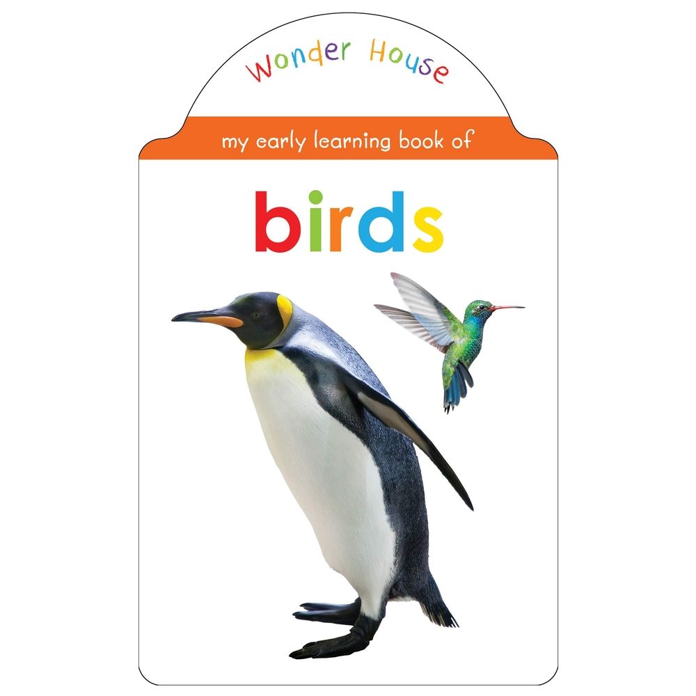  كتاب my early learning book of bird: attractive shape board books for kids