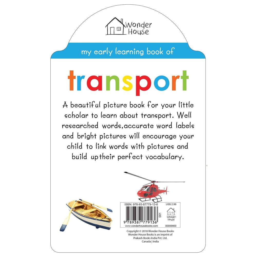 My Early Learning Book Of Transport: Attractive Shape Board Books For Kids