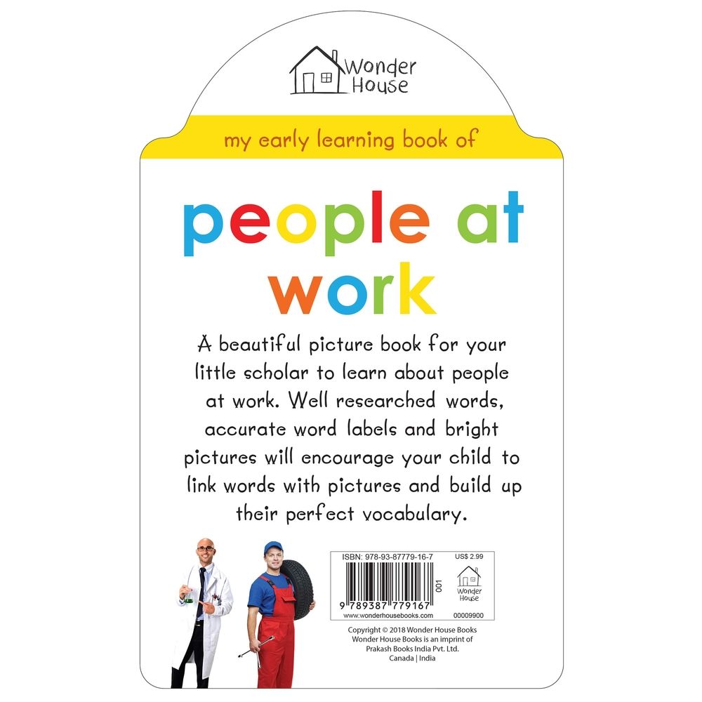 My Early Learning Book Of People At Work: Attractive Shape Board Books For Kids