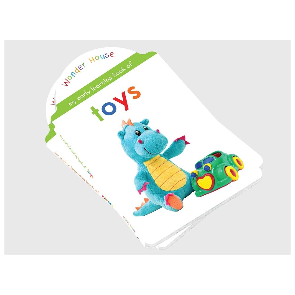  كتاب my early learning book of toys: attractive shape board books for kids