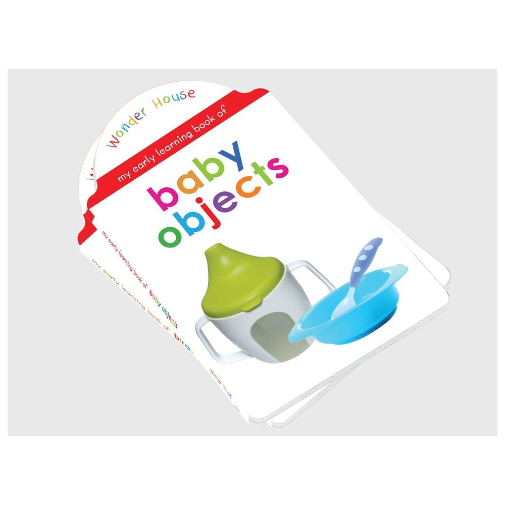  كتاب my early learning book of baby objects: attractive shape board books for kids