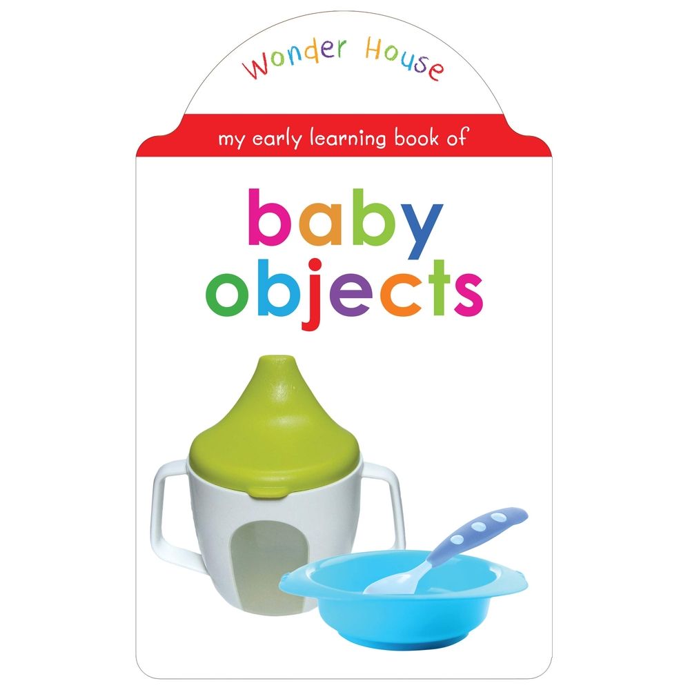  كتاب my early learning book of baby objects: attractive shape board books for kids