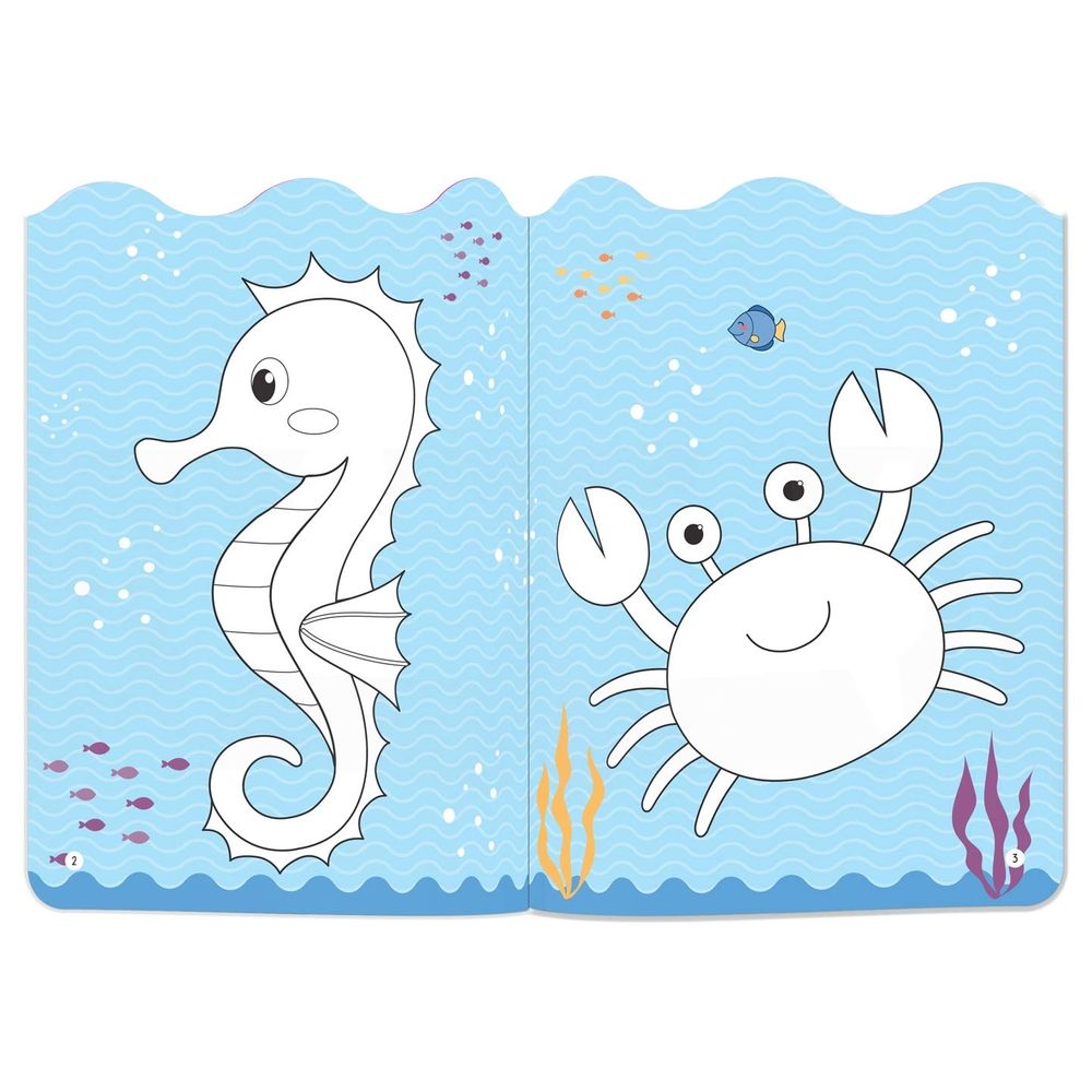 Under The Sea - Coloring And Sticker Activity Book