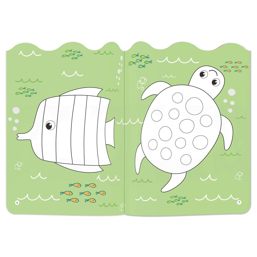 Under The Sea - Coloring And Sticker Activity Book