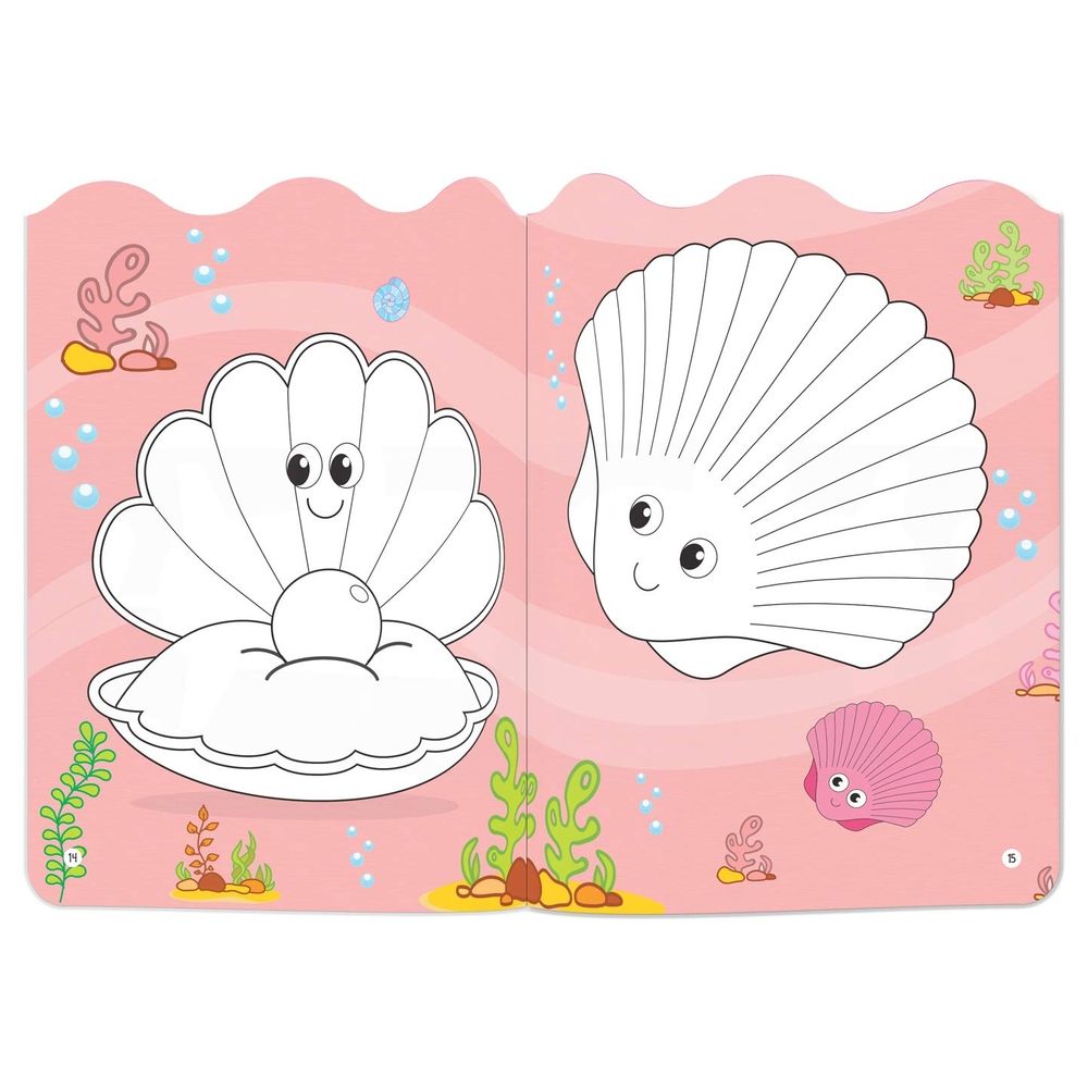 Under The Sea - Coloring And Sticker Activity Book