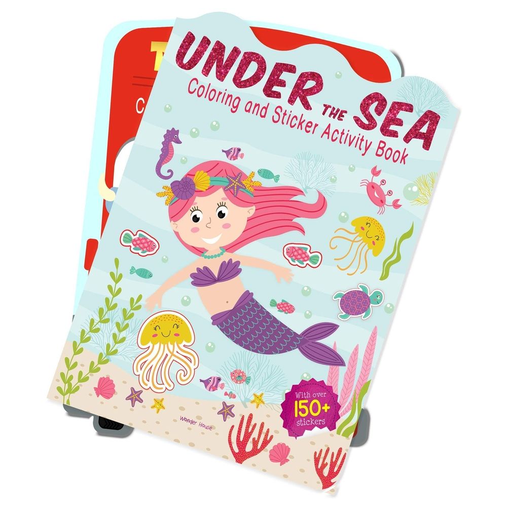 Under The Sea - Coloring And Sticker Activity Book