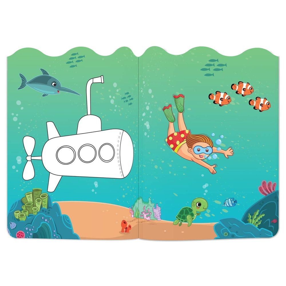 Under The Sea - Coloring And Sticker Activity Book