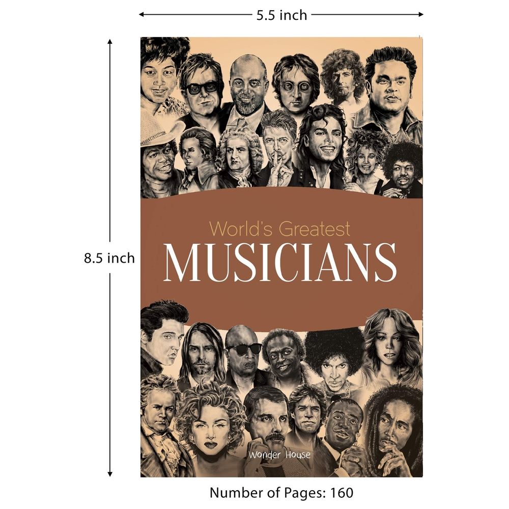  كتاب world's greatest musicians : biographies of inspirational personalities for kids