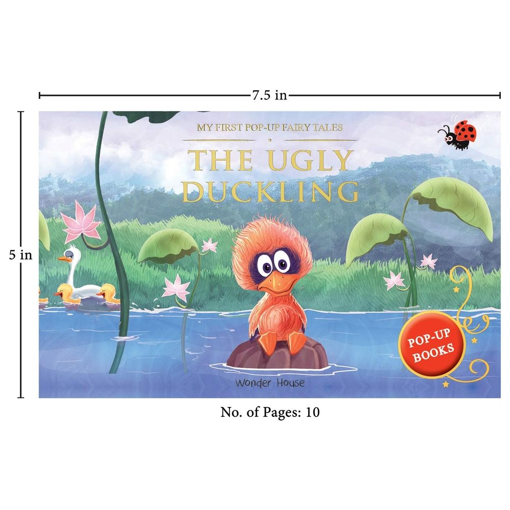  كتاب my first pop up fairy tales - the ugly duckling