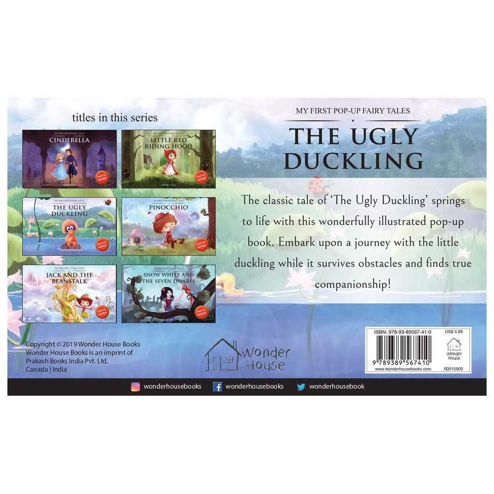  كتاب my first pop up fairy tales - the ugly duckling