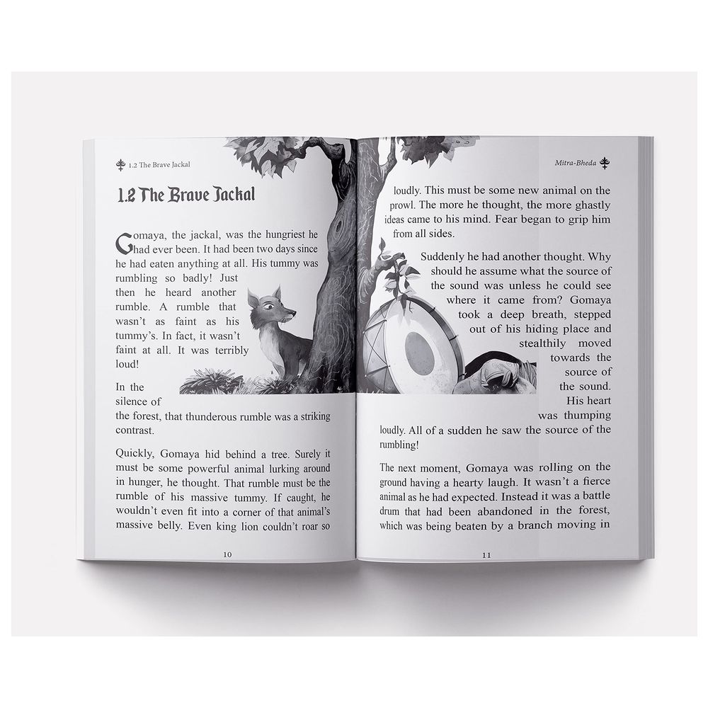  كتاب panchatantra for children: illustrated stories (black and white)