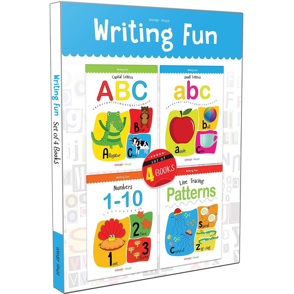  كتاب writing practice boxset: pack of 4 books