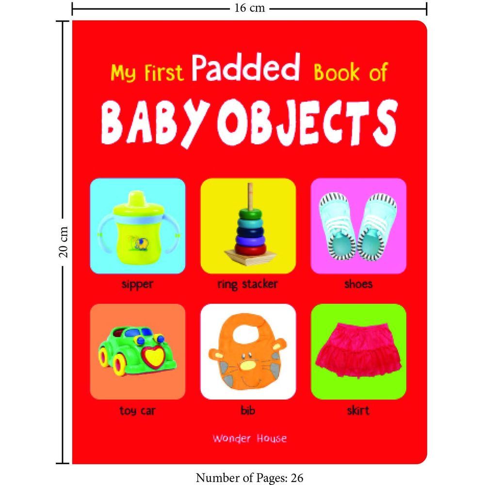  كتاب my first padded book of baby objects