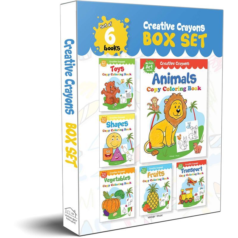 Colouring Books Super Boxset: Pack Of 6 Books