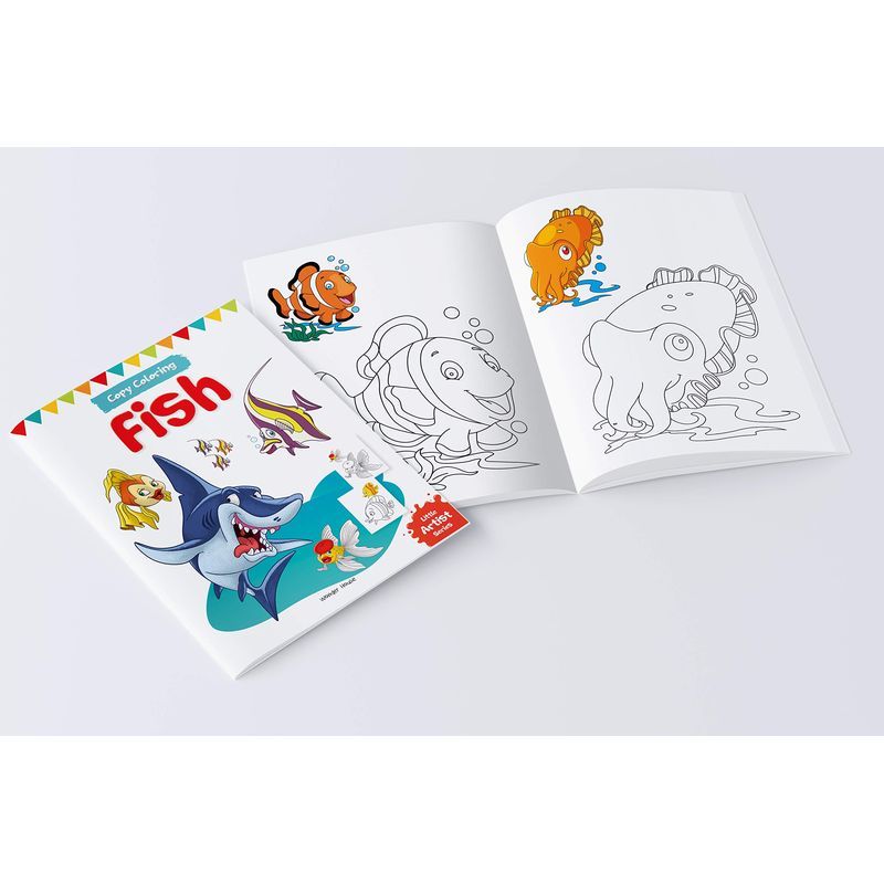 Let's Colour Copy Colouring Boxset : Pack Of 8 Books